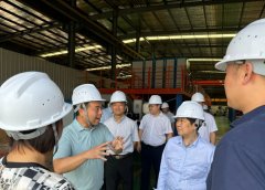 熱烈歡迎新余市水利局局長(zhǎng)謝海峰一行領(lǐng)導(dǎo)蒞臨我司參觀指導(dǎo)！